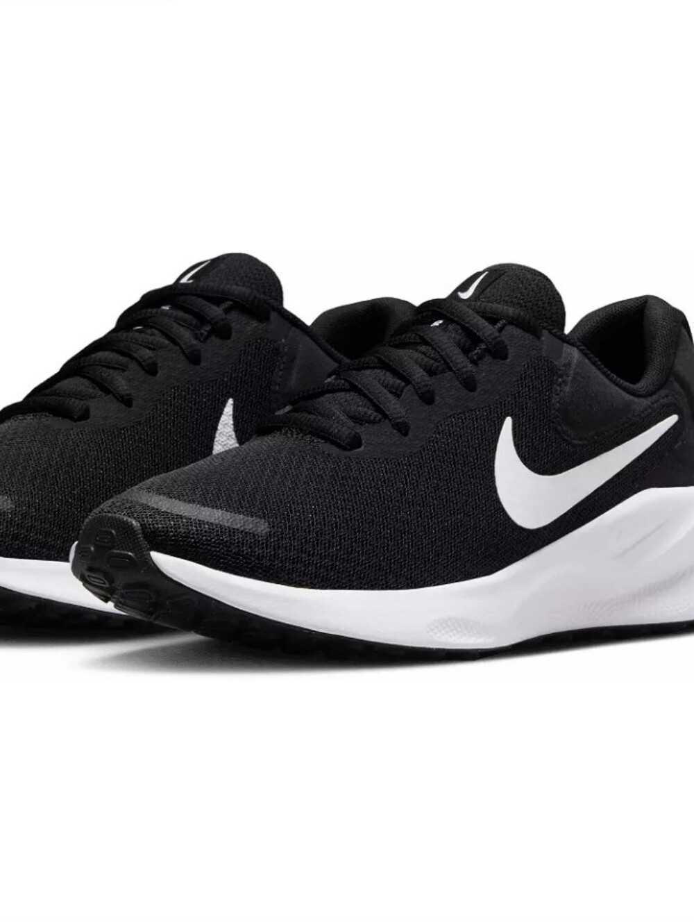 Nike Revolution 7 Running Shoes- Black/White